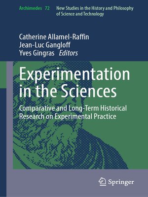 cover image of Experimentation in the Sciences